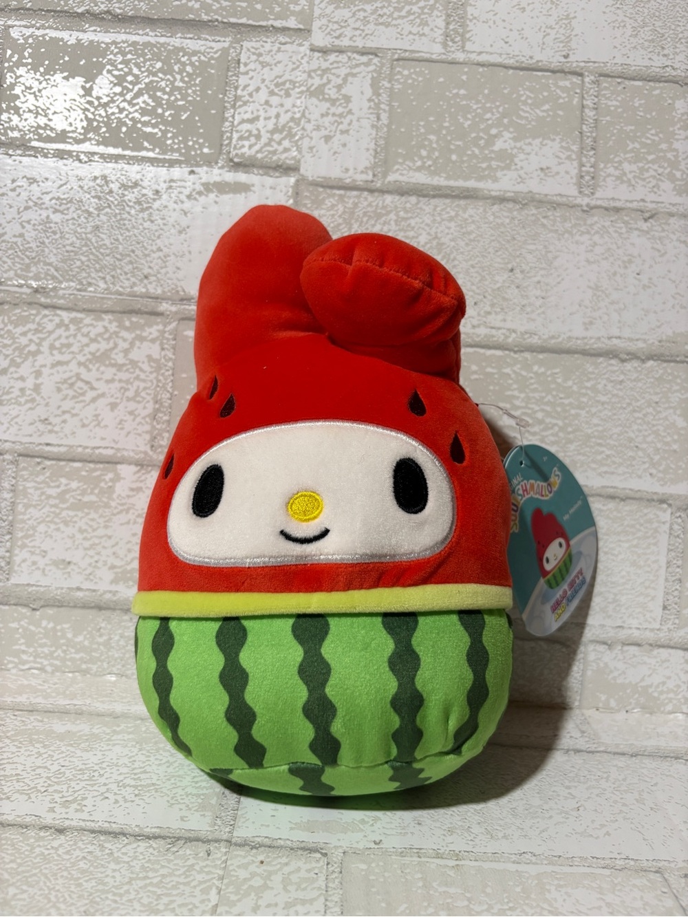 Squishmallows Sanrio My Melody Dressed as Watermelon 7” Plush Toy NEW